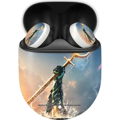 DC Comics Aquaman Movie Poster Trident Google Pixel Buds Skin